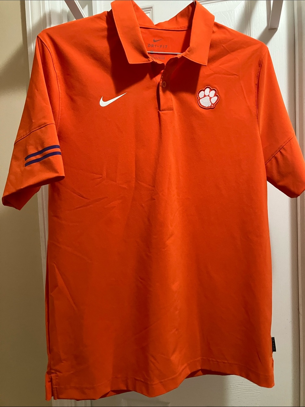 Nike Clemson Tigers Dri-FIT Performance Polo Shirt Men’s Medium